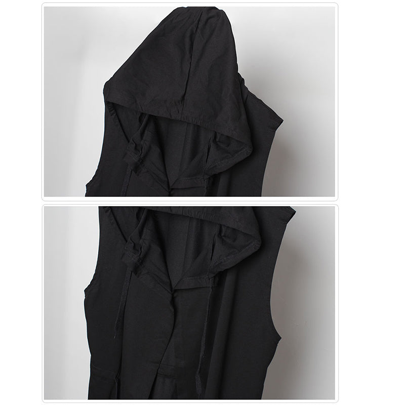 [WL Series] ★Outer★ Short sleeve type or long sleeve type Cloak with hood Unisex Men's Large size