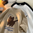 Gallery viewerに画像を読み込む, 【KADISHOUシリーズ】★Tシャツ★ 5color トップス 半袖 男女兼用 メンズ 大きいサイズ 黒 白 赤 猫 ねこ ネコ 猫柄
