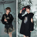 Load image into Gallery viewer, [Mori Onna Buraku Series] ★China Style Dress★ Parka Dress Butterfly Women's Cotton Original
