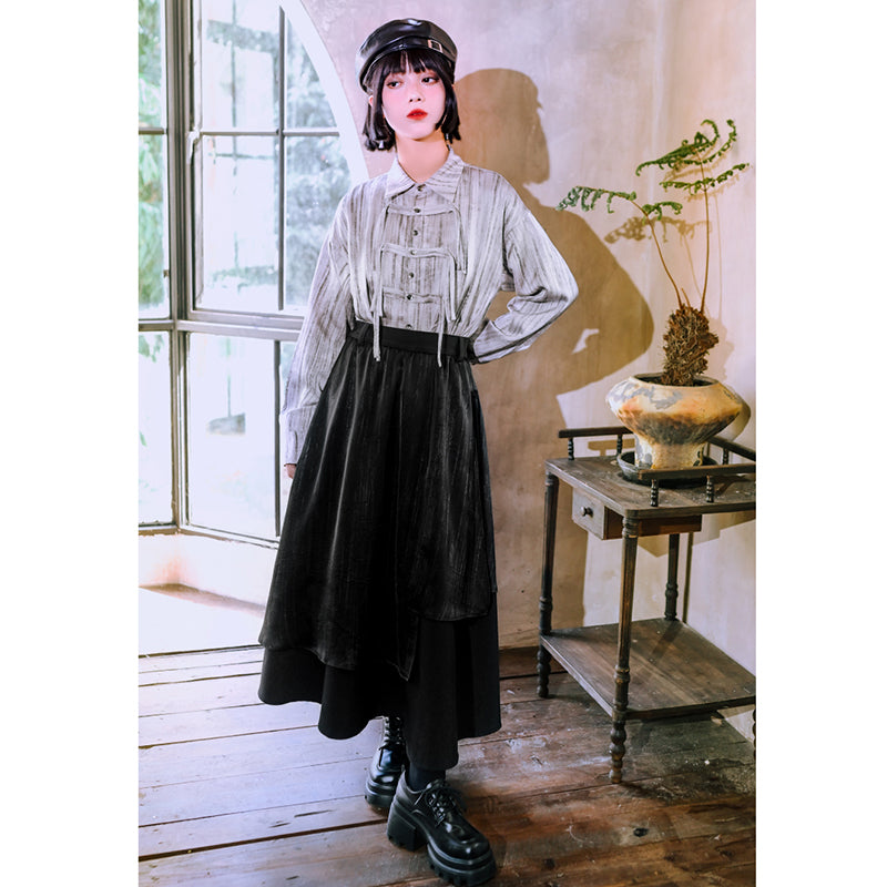 [Kokaisha---Butterfly Gin Series] ★Chinese-style top★ Happi coat, outerwear, unique, embroidered, butterfly, retro, easy to match