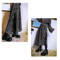 Load image into Gallery viewer, [Kokaisha---Butterfly Gin Series] Chinese-style trousers, bottoms, gaucho pants, original, slimming, switching, floral pattern
