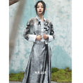 Load image into Gallery viewer, [Daiseiryuu 4 Series] ★Chinese-style tops★ Outerwear, shirts, long-sleeved shirts, sun protection, Chinese clothing, gray
