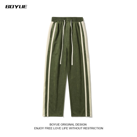 [YANDAN Series]★Casual pants★ 3color pants bottoms unisex men's large size color scheme