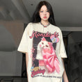 Gallery viewerに画像を読み込む, 【HTTAOSUPシリーズ】★Tシャツ★ 3color トップス 半袖 レディース 男女兼用 メンズ コットン 猫 ねこ ネコ 猫柄
