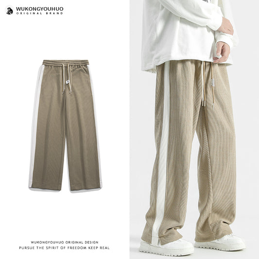 [Satoru Series]★Pants★ 3color Casual Pants Bottoms Unisex Men's Large Size Casual Simple Color Scheme