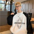 Load image into Gallery viewer, [NANSHI Series] ★Tops★ 2color Sweatshirt Unisex Men's Black White Color Scheme Casual
