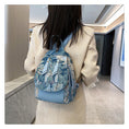 Load image into Gallery viewer, [NANA Series]★Bag★ 3color Rucksack Rucksack Floral Pattern Cute Blue Black Brown
