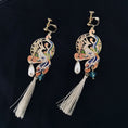 Load image into Gallery viewer, [21SHIPIN Series] ★Earrings★ Pair Earrings or Earrings Accessories Women's Retro Long Length Fox Fringe
