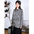 Load image into Gallery viewer, [Kokaisha---Butterfly Gin Series] ★Chinese-style top★ Happi coat, outerwear, unique, embroidered, butterfly, retro, easy to match
