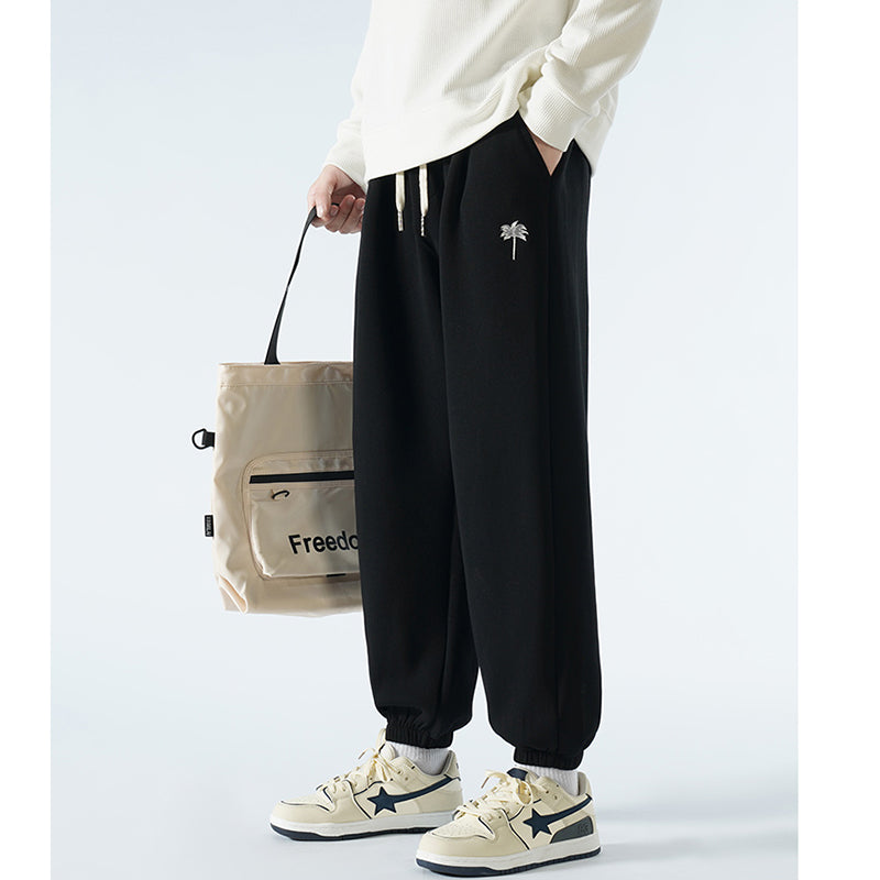 [YANDAN Series]★Casual pants★ 3color pants bottoms unisex men's large size color scheme