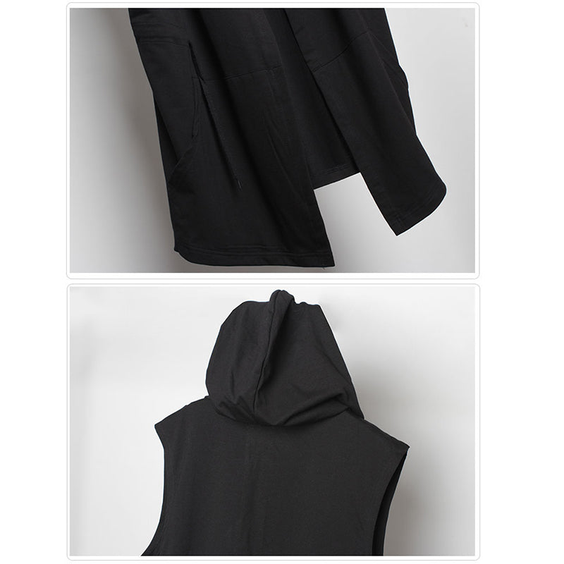 [WL Series] ★Outer★ Short sleeve type or long sleeve type Cloak with hood Unisex Men's Large size