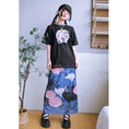 Load image into Gallery viewer, [Big Blue Dragon Series]★China style trousers★Bottoms Gaucho pants Loose Casual Black Black
