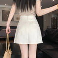 Load image into Gallery viewer, [SANMUZI Series]★China style skirt★Bottoms Mini length skirt Cute easy to match pleated skirt
