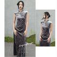 Load image into Gallery viewer, ✿New item! [Daiseiryusu series]★China style dress★Cheongsam dress velvet long length slimming wear
