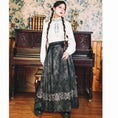 Load image into Gallery viewer, ✿New item! [Ancient monster house---Dragon dyeing series]★China style skirt★Maki skirt Bottoms Hanfu skirt Ink pattern
