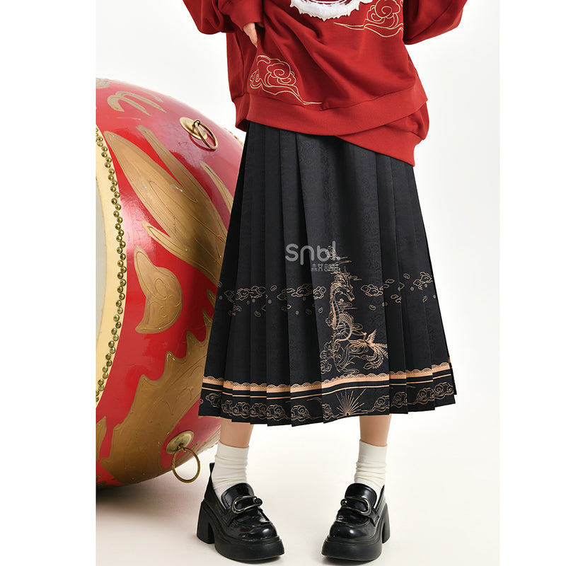 [Mori Onna Buraku Series] ★China style skirt★ 2 types available Long length or short length Bottoms Original