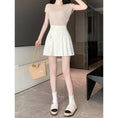 Load image into Gallery viewer, [SANMUZI Series]★China style skirt★Bottoms Mini length skirt Cute easy to match pleated skirt
