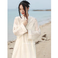 Load image into Gallery viewer, [Daiseiryuu 4 Series] ★Chinese-style tops★ Outerwear, shirts, long-sleeved shirts, sun protection, Chinese clothing, gray
