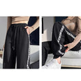 Load image into Gallery viewer, [KADISHOU Series] ★Chinese-style pants★ 2 colors Embroidered bamboo Casual pants Bottoms Unisex Men's Large size Black White
