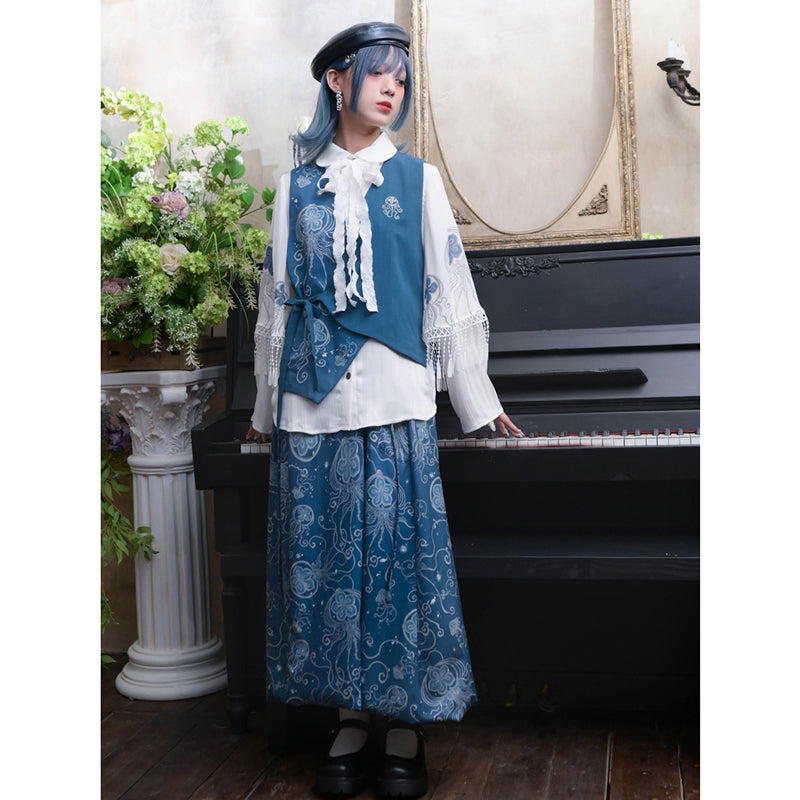 [Kokaisha---Butterfly Gin Series] ★Chinese-style top★ Happi coat, outerwear, unique, embroidered, butterfly, retro, easy to match