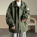 Load image into Gallery viewer, [VUUG Series]★Jacket★ 3color Outerwear Unisex Men's Large Size Apricot Black Green
