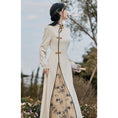 Load image into Gallery viewer, [Hanamori Series]★Chinese style dress★ Improved Chinese dress, fake layered, cute Chinese clothing
