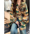 Load image into Gallery viewer, [XIAOXIN Series]★Shirt★ Long Sleeve Shirt Tops Women's Fashion Print Retro
