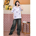 Load image into Gallery viewer, [Kokaisha Series] ★China style pants★ Chiffon gaucho pants Spring/Summer Loose Black Black SML XL
