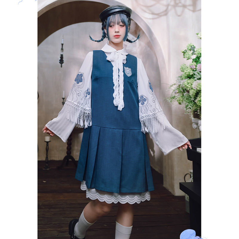 [Kokaisha---Butterfly Gin Series] ★Chinese-style top★ Happi coat, outerwear, unique, embroidered, butterfly, retro, easy to match