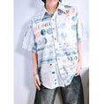 Load image into Gallery viewer, [Daiseiryuu 4 Series] ★Chinese-style tops★ Outerwear, shirts, long-sleeved shirts, sun protection, Chinese clothing, gray
