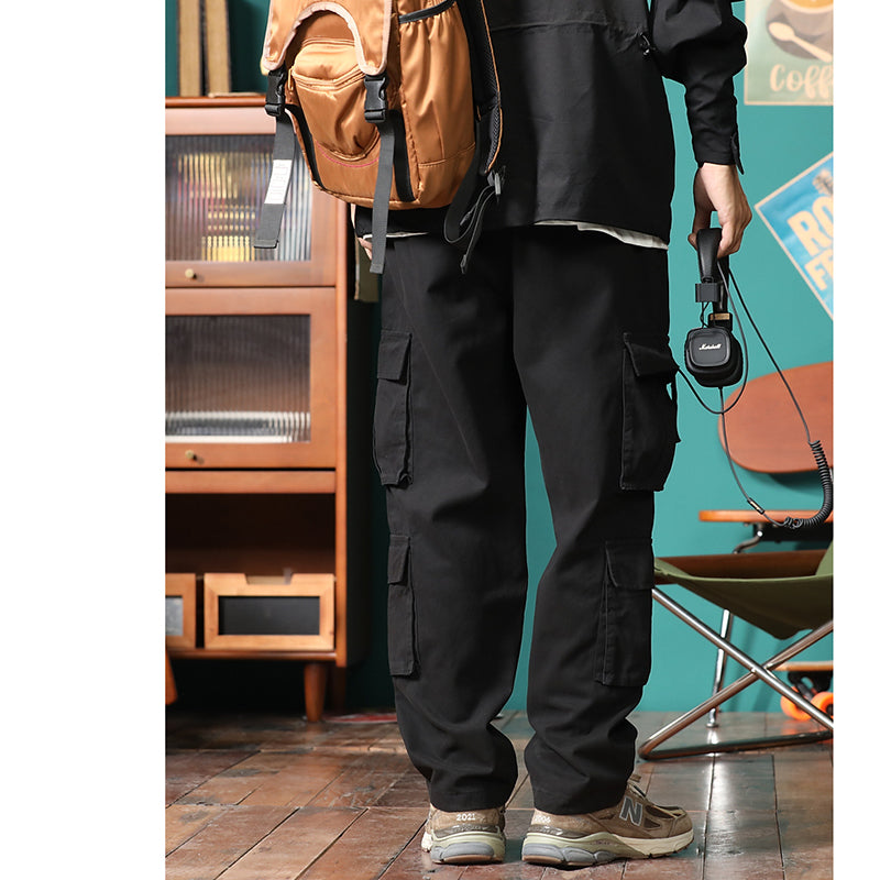 [Thirty-six Street Series] ★Casual Pants★ 2color Pants Bottoms Unisex Men's Elastic Waist