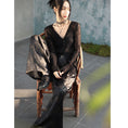 Load image into Gallery viewer, [Daiseiryuu 4 Series] ★Chinese-style trousers★ Bottoms, gaucho pants, casual, black, improves your temperament
