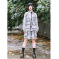 Load image into Gallery viewer, [Daiseiryuu 4 Series] ★Chinese-style tops★ Outerwear, shirts, long-sleeved shirts, sun protection, Chinese clothing, gray
