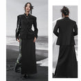 Load image into Gallery viewer, ✿New item! [Da Qinglong Shu Series] ★Chinese style skirt★ Bottoms switching black black Hanfu skirt retro
