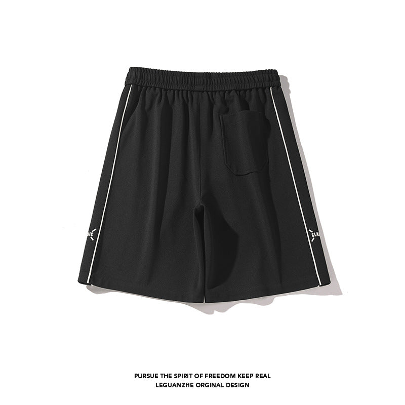 [BIGEMAN Series] ★Shorts★ 2 colors Bottoms Shorts Unisex Men's Sporty Black Beige