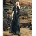 Load image into Gallery viewer, [Big Blue Dragon Series]★China style trousers★Bottoms Gaucho pants Loose Casual Black Black
