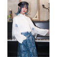 Load image into Gallery viewer, [Kokaisha---Butterfly Gin Series] ★Chinese-style top★ Happi coat, outerwear, unique, embroidered, butterfly, retro, easy to match
