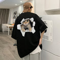 Gallery viewerに画像を読み込む, 【NANSHIシリーズ】★Tシャツ★ 6color トップス 半袖 男女兼用 メンズ 大きいサイズ 猫 ねこ ネコ コットン
