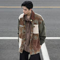 Load image into Gallery viewer, [XLQS Series] ★Jacket★ Outerwear Unisex Men's Suede Retro Color Scheme Unique Design
