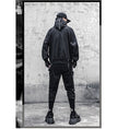 Load image into Gallery viewer, [WL Series] ★Jacket★ Outerwear with hood, unisex, men's black, black, easy to match, unique
