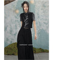 Load image into Gallery viewer, [Daiseiryusu Series] ★Chinese style tops★ T-shirt, tie-dye, slimming, fake layered, Chinese style
