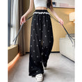 Load image into Gallery viewer, [PPG Series] ★Chinese-style pants★ 2 colors Bamboo Casual pants Trousers Bottoms Unisex Men's Large size Cool Thin Summer clothes Black Gray
