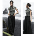 Load image into Gallery viewer, [Big Blue Dragon Series]★China style trousers★Bottoms Gaucho pants Loose Casual Black Black
