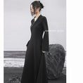 Load image into Gallery viewer, ✿New item! [Da Qinglong Shu Series] ★Chinese-style dress★ Chinese dress, Chinese dress, V-neck design
