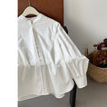 Load image into Gallery viewer, [Tachibana Series]★Shirt★ Tops, long sleeve shirts, women's, improves temperament, simple, white, easy to match
