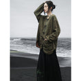 Load image into Gallery viewer, [Big Blue Dragon Series]★China style trousers★Bottoms Gaucho pants Loose Casual Black Black
