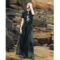 Load image into Gallery viewer, [Daiseiryusu Series] ★Chinese style tops★ T-shirt, tie-dye, slimming, fake layered, Chinese style
