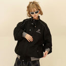 [PMFIVEE Series]★Jacket★ 2color Outerwear Unisex Men's Stand Neck Suede Black Brown