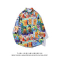 Load image into Gallery viewer, [MOISHE TIDE Series]★Shirt★ Tops, long sleeve shirt, unisex, men's print, unique human pattern, color
