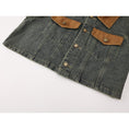 Load image into Gallery viewer, [LHSEN Series] ★Outer★ Denim Jacket Jacket Jeans Mini Length Ladies Color Scheme
